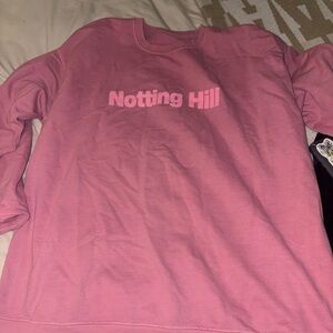 Notting Hill Pink Crewneck Sweatshirt